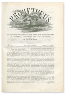 Prometheus : Illustrirte Wochenschrift &uuml;ber die Fortschritte in Gewerbe, Industrie und Wissenschaft. 5. Jahrgang, 1894, Nr 226