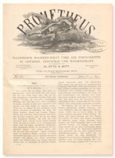 Prometheus : Illustrirte Wochenschrift &uuml;ber die Fortschritte in Gewerbe, Industrie und Wissenschaft. 4. Jahrgang, 1893, Nr 170