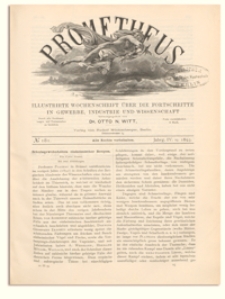 Prometheus : Illustrirte Wochenschrift &uuml;ber die Fortschritte in Gewerbe, Industrie und Wissenschaft. 4. Jahrgang, 1893, Nr 181