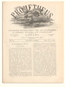 Prometheus : Illustrirte Wochenschrift &uuml;ber die Fortschritte in Gewerbe, Industrie und Wissenschaft. 4. Jahrgang, 1893, Nr 185